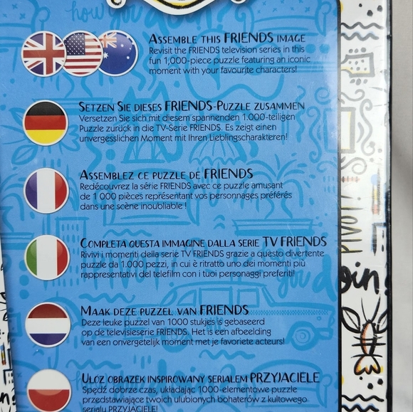 Top Trumps Friends TV Show Milkshake 1000 Piece Puzzle New - Picture 4 of 8